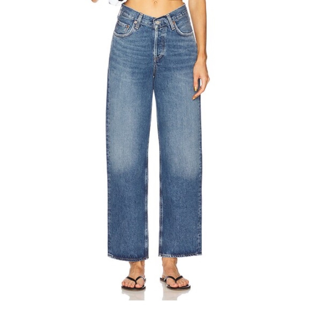 AGOLDE V-Waist Baggy Jean NWT Size 33 Color Nexus